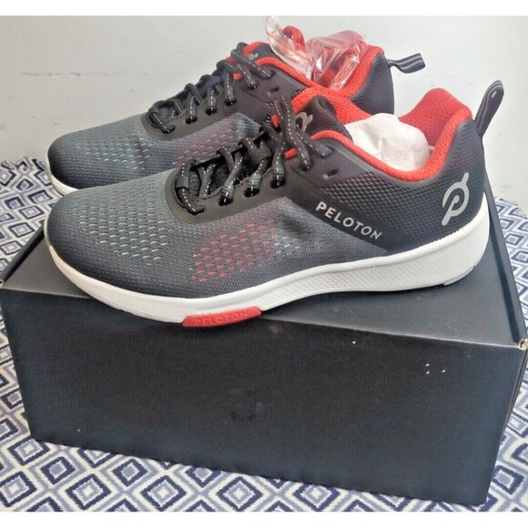 Peloton Circuit Runner Women's Size 5.5 Gray Red Running  Shoes - Picture 1 of 16